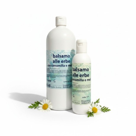 Balsamo alle erbe, con camomilla e melissa