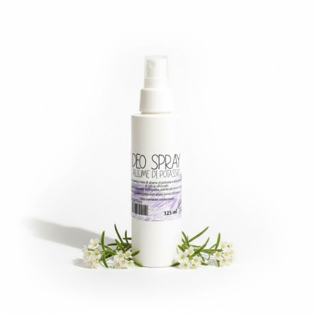 Deo spray naturale, con allume di potassio - 125 ml