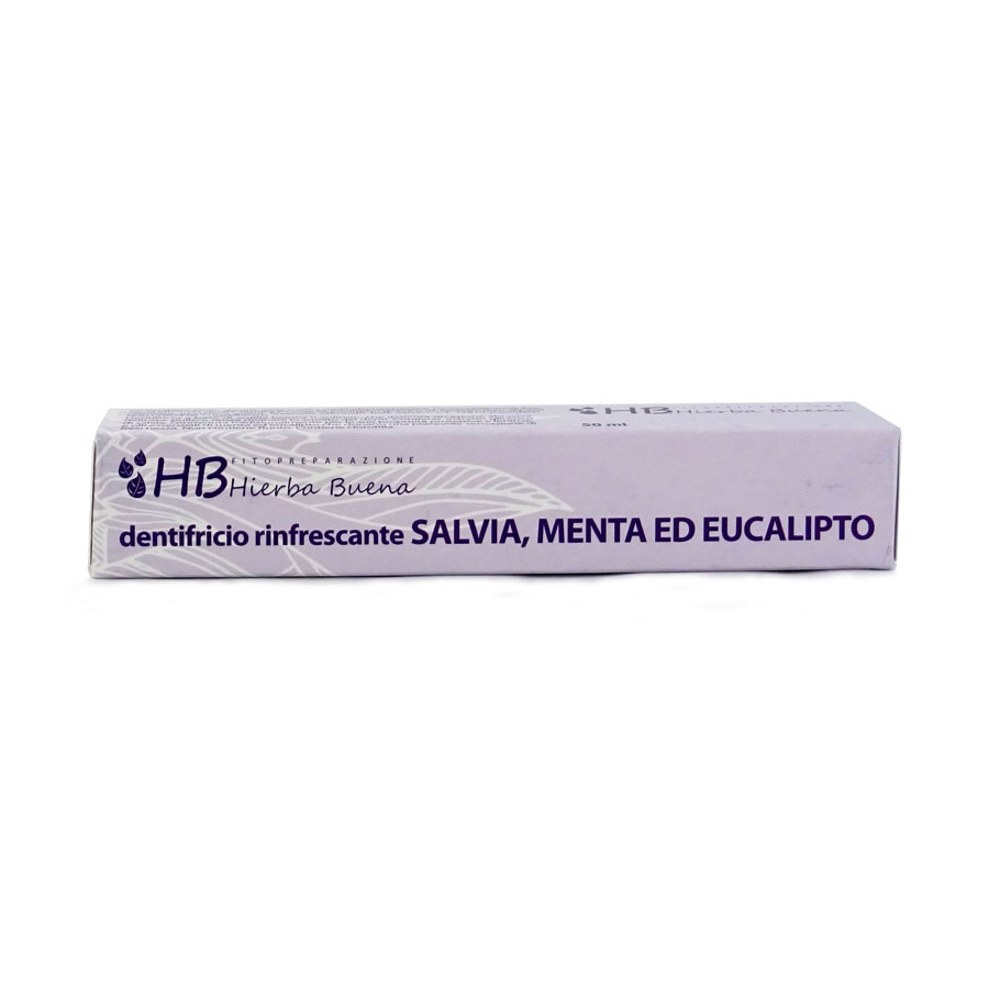 Dentifricio rinfrescante salvia e menta