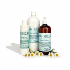 Shampoo per lavaggi frequenti, con camomilla e olio di lino