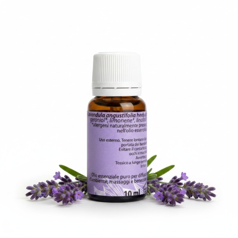 Olio essenziale lavanda dietro