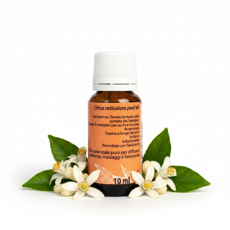 Olio essenziale mandarino dietro
