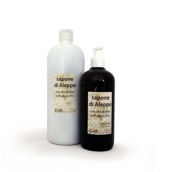 Sapone di Aleppo liquido