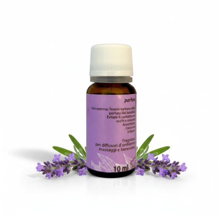 Fragranza violetta dietro