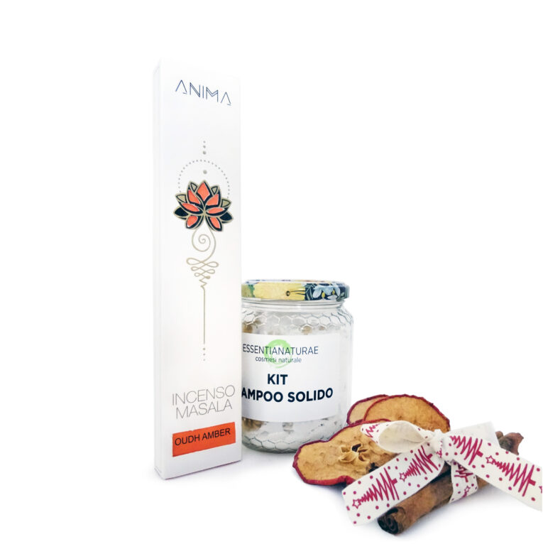 Confezione 2 incenso e kit