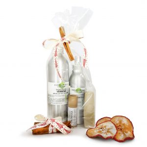 CONFEZIONE REGALO: BAGNO DOCCIA, SHAMPOO SOLIDO, DEOSPRAY E STICK LABBRA