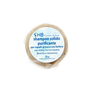 Shampoo solido purificante