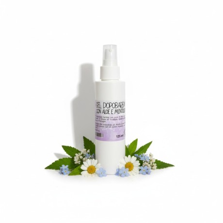Gel dopobarba con aloe e mentolo